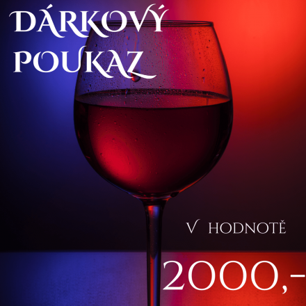 Dárkový poukaz - 2000Kč